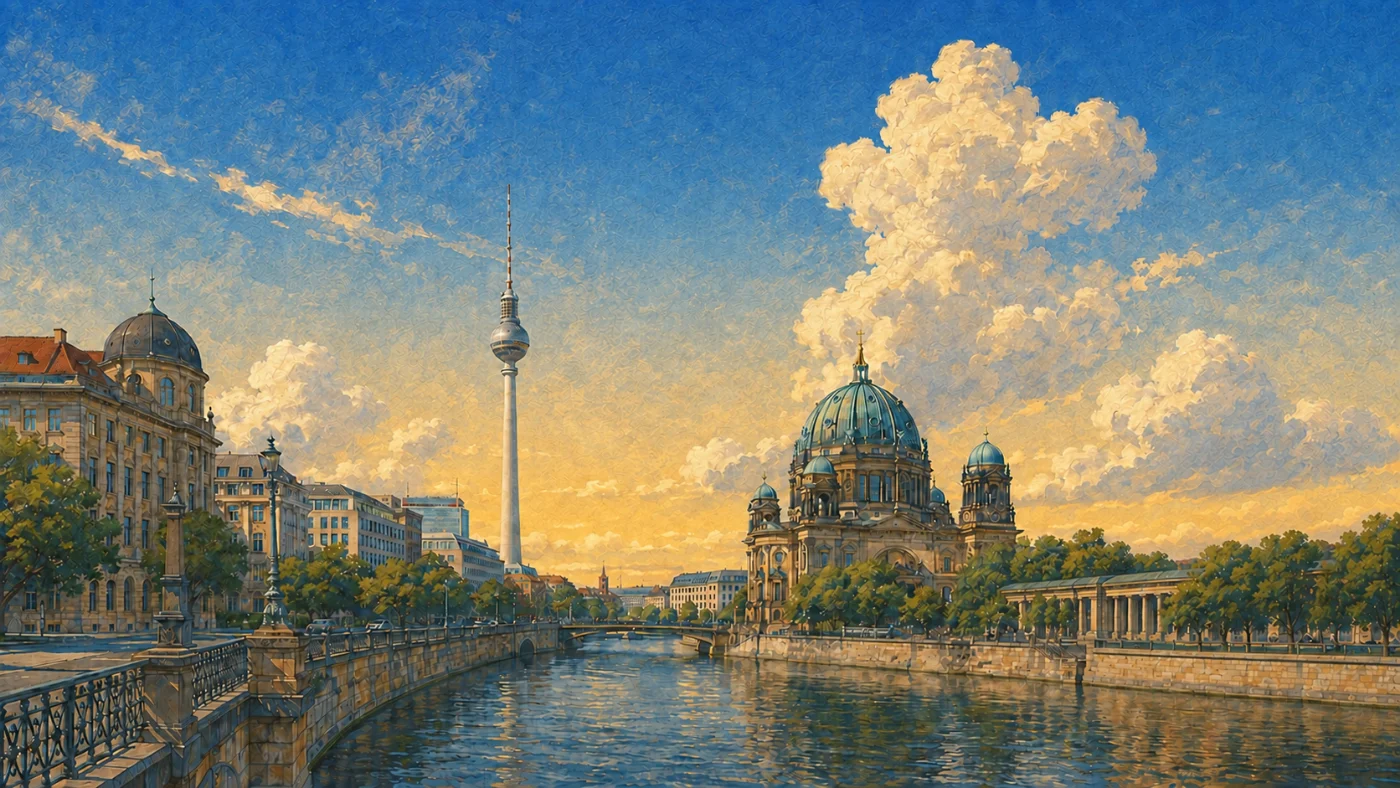 Berlin, Museumsinsel und Fernsehturm
